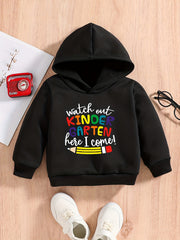 Baby Boys Sweatshirt Hoodie KINDERGARTEN Print Pullover