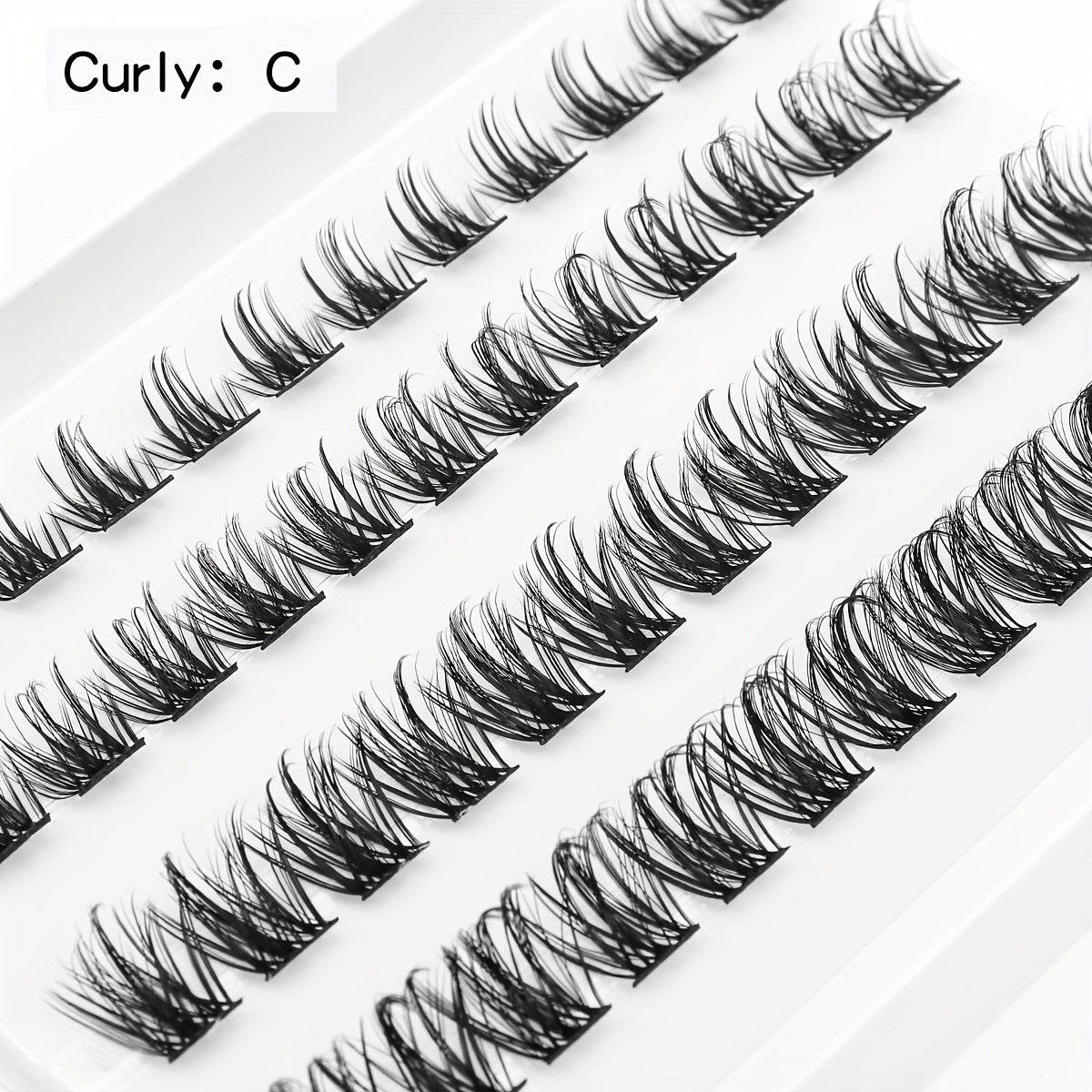 C Curl Lash Clusters 10-16mm Segmented Lashes