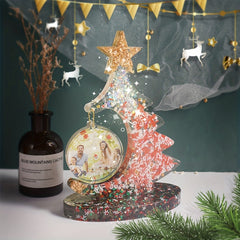 Christmas Tree Display Silicone Mold DIY Heart Shape