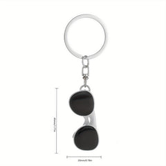 Survival Whistle Sunglasses Keychain Bag Pendant