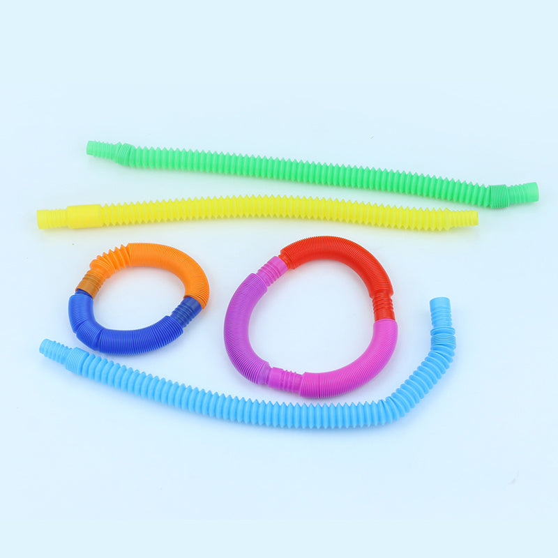 Fidget Tubes Stress Relief Toy for Kids & Adults Pop & Stretch Fun Sound Effects