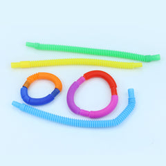 Fidget Tubes Stress Relief Toy for Kids & Adults Pop & Stretch Fun Sound Effects