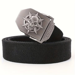 Skeleton Buckle Belts for Men Casual Belt for Jeans Pants Clothing Accessories