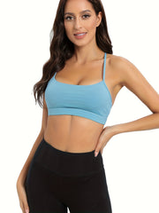 Criss Cross Sports Bra for Women