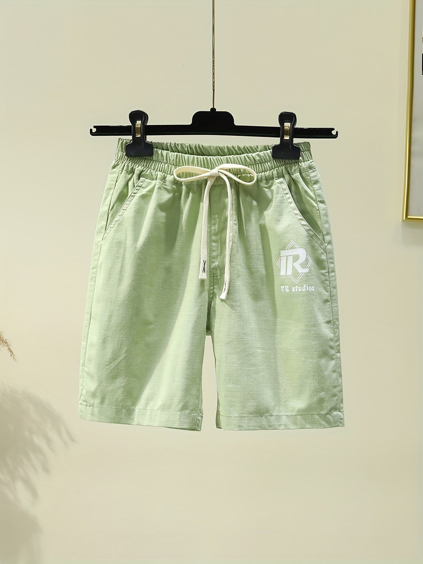 Boys Comfortable Letter Cotton Shorts