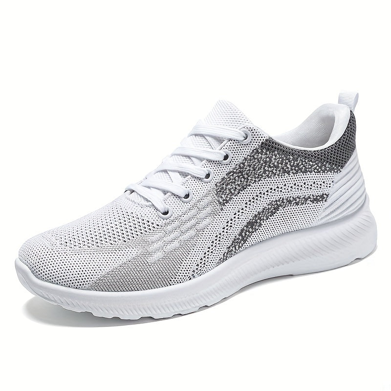Thick Sole Mesh Running Shoes Lightweight Breathable Non Slip Casual Wear