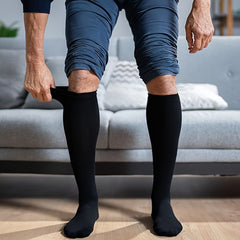 6 Pairs Compression Socks 15-20 mmHg Knee High Support