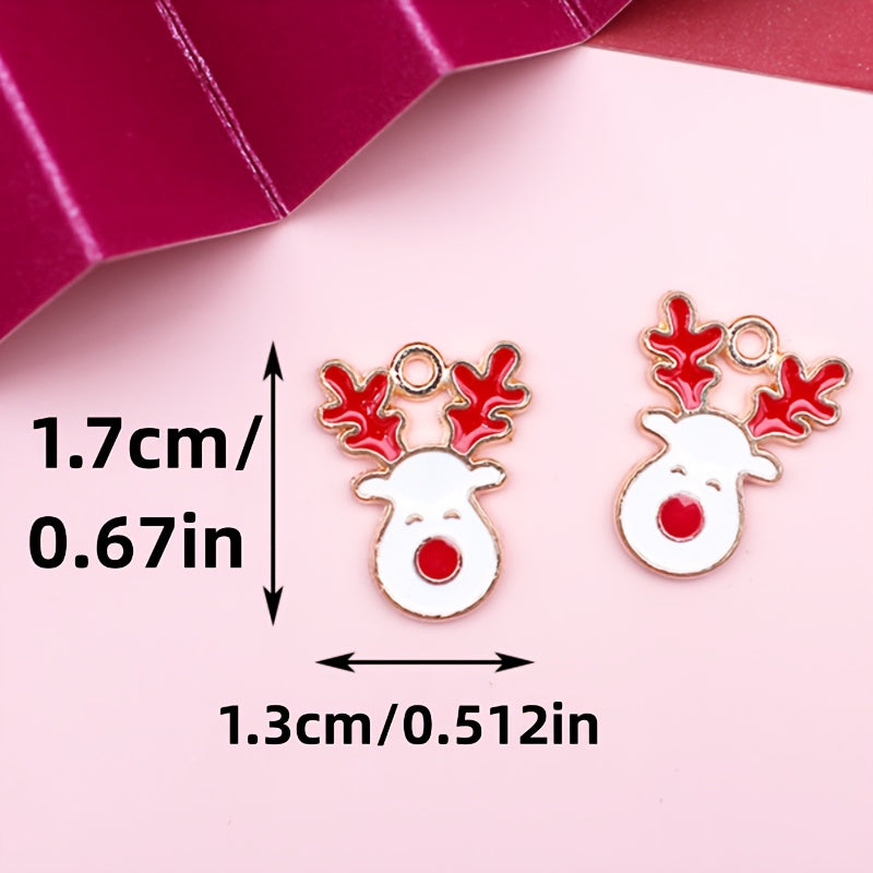 Christmas Cartoon Charm Pendant for DIY Jewelry Making