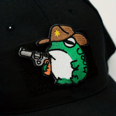 Funny Fat Frog Morale Patch for Caps Uniforms Vests Backpacks