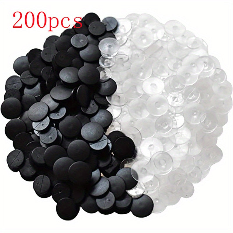 100 Pcs Plastic Shoe Button Buckle