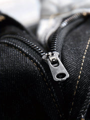 Men's Ripped Denim Shorts for Outdoor Hiking