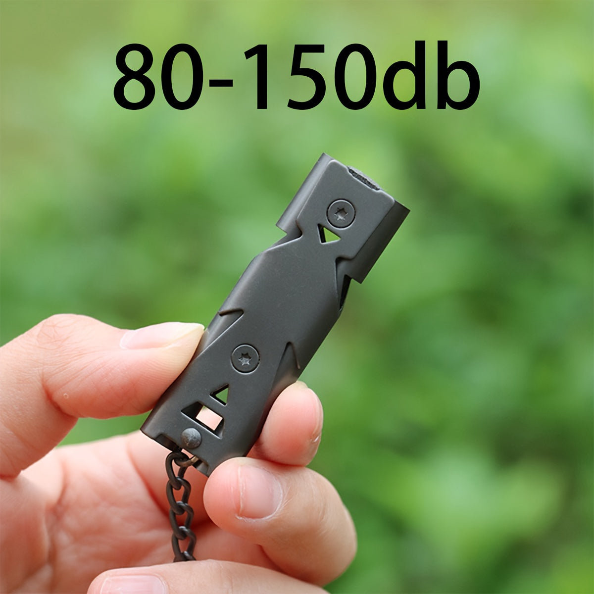 1pc Survival Whistle Stainless Steel High Scale Whistle