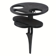 Portable Wine Table w/ Bottle Holders for Sand & Grass