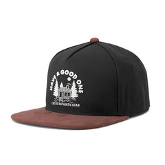 Suede Embroidered Letters Hip Hop Hat Men's Cap