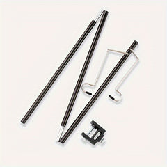 Folding Lamp Pole Collapsible Aluminum Lantern Stand Camping Light Holder