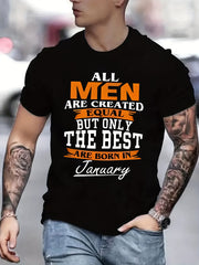 Men's Casual Stretch Tee for Outdoor Summer Wear