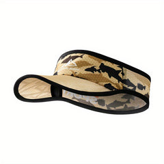 Topless Sunshade Hat Moisture Wicking Quick drying Print Hat