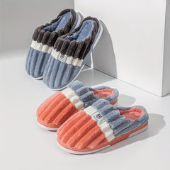 Men's Plush Lining Slip-On House Shoes Anti-Skid Indoor Shoes