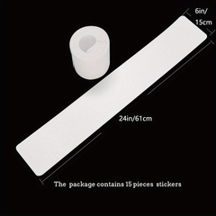 15pcs Pre Cut Non Slip Stair Treads Indoor Outdoor Adhesive Strips