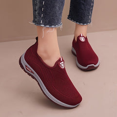 Breathable Mesh Running Shoes with Shock Absorption