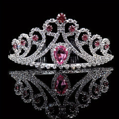 Crystal Headband Rhinestone Crown Wedding Hair Accessories
