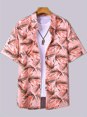 Hawaiian Style Men's Short Sleeve Button Up Casual Shirts