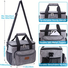 15L Insulated Nylon Bag for Camping and Picnics