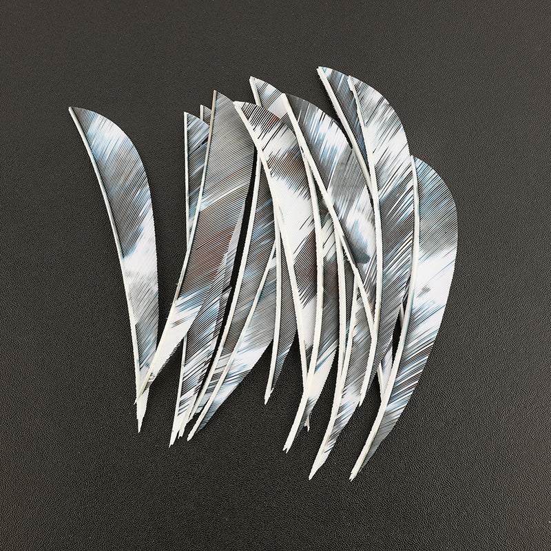 50pcs Turkey Feathers Fletchings 10 12 7 Cm Archery Arrow Feathers