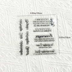 1pc French Seal Painting Tool DIY Scrapbooking Decoration Silicone