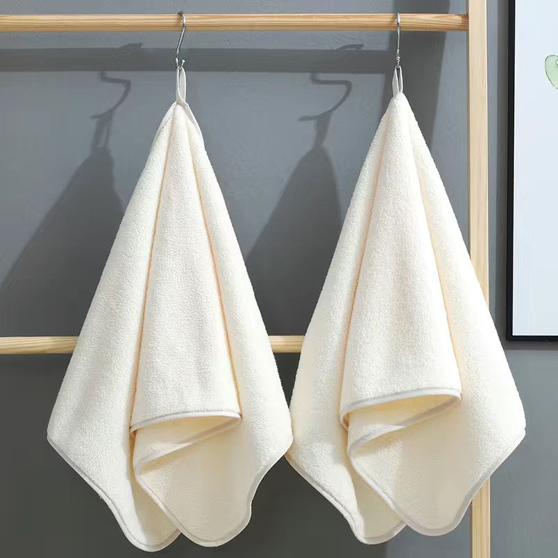 5pcs Soft Absorbent Hand Towel 13 X 29 Inch Coral Fleece Towel