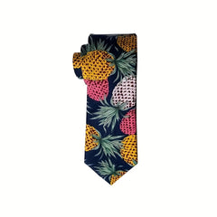 Men's Floral Necktie for Wedding Party Outfit