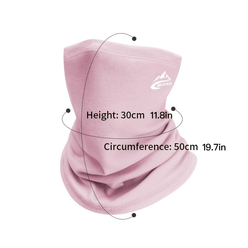 Women's Winter Windproof Velvet Neck Warmer Cycling Mask Scarf