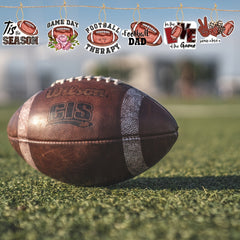 6pcs Football Ornaments For Football Coach Gift School Football Team Ornament
