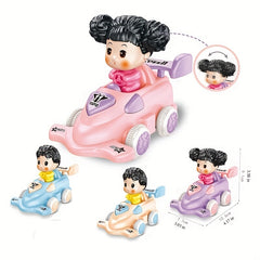 Cartoon Shaking Head Sports Car Toy for Kids