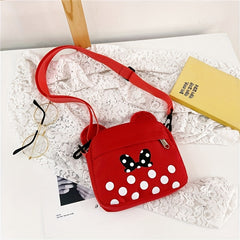 Kids Cartoon Crossbody Bag w/ Adjustable Strap Small Coin Purse for Girls