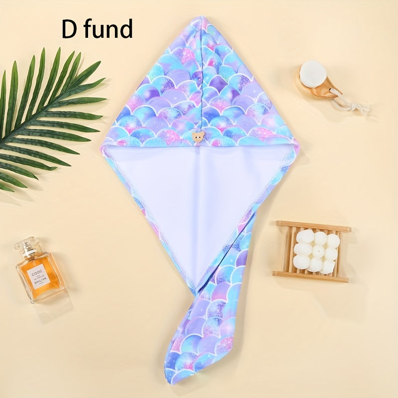Microfiber Hair Towel Soft Drying Cap Absorbent Quick Dry Hair Wrap Towel