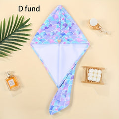 Microfiber Hair Towel Soft Drying Cap Absorbent Quick Dry Hair Wrap Towel