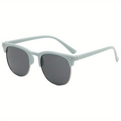 Y2K Half Frame Sunglasses Sun Protection Party Gift Travel Accessories