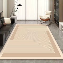 Modern Nordic Area Rug Non slip Geometric patterned Living Room Bedroom Mat