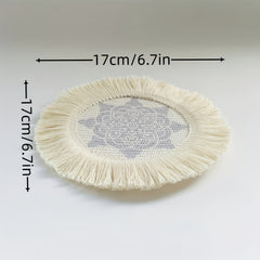 Boho Style Placemat Heat Insulation Dining Kitchen Anti Scald Mat