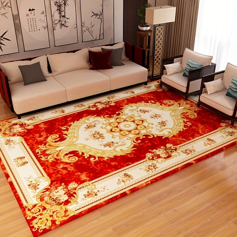 Non Slip Lotus Living Room Carpet Soft Padded Home Floor Mat