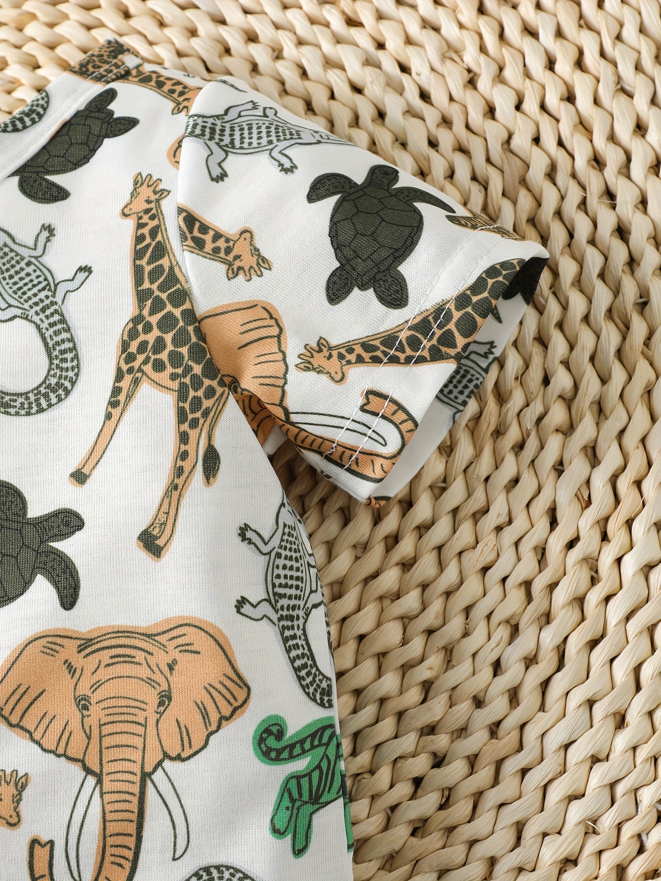 Cute Animal Print T-Shirts for Kids - Perfect for Summer