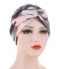 Colorful Beanie Twist Turban Chemo Cap Ramadan Head Wrap