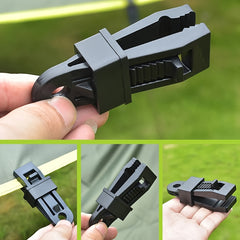 5pcs Tent Canopy Clips Tarpaulin Awning Clips Outdoor Wind Rope Camping