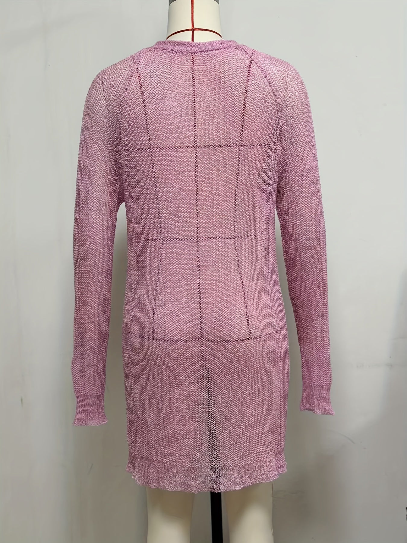 Open Front Solid Cardigan Long Sleeve Cardigan for Women