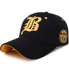 Embroidered Alphabet Peaked Cap - Summer Stylish