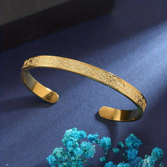 Ayatur Kursi Sleeve Bracelet Stainless Steel Hip Hop Style