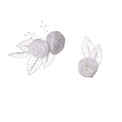 Bridal Flower Leaf Hair Clip Headband Wedding Hair Accessories