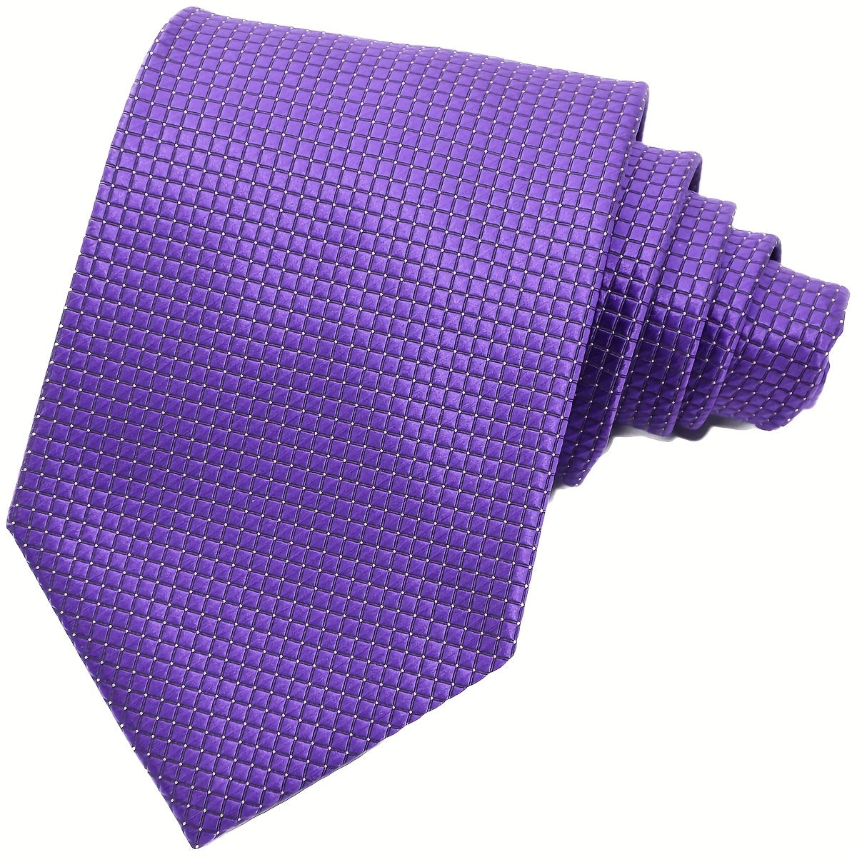 Men's Classic Plaid Style Business Tie in Box Packaging