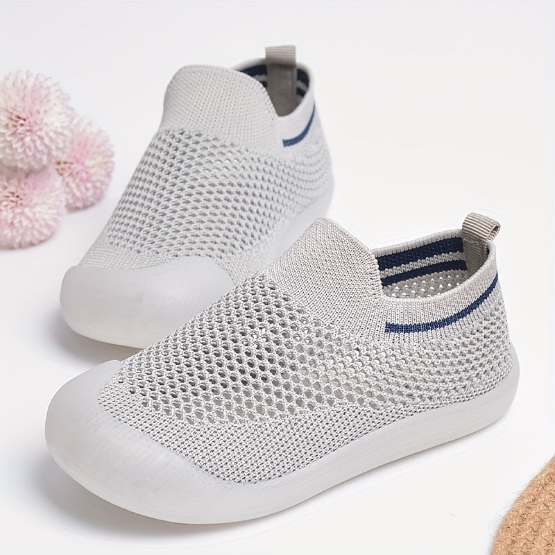 Baby Girls Casual Breathable Slip On Walking Shoes